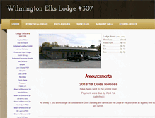 Tablet Screenshot of elks307.com